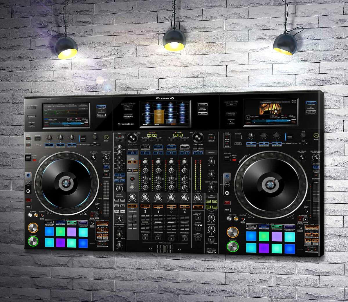 Картина ArtPoster Профессиональный DJ контроллер &quot;Pioneer DDJ-RZX&quot; 50x29 см Модуль №1 (001398)