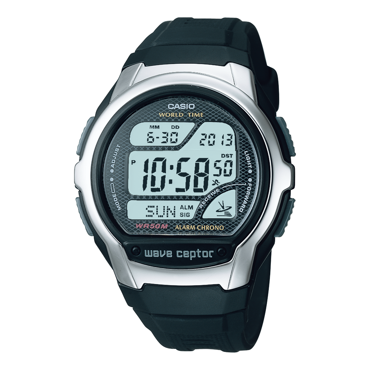 Наручные часы мужские Casio WV-58R-1AEF Waveceptor радиосинхронизация (1660197025)