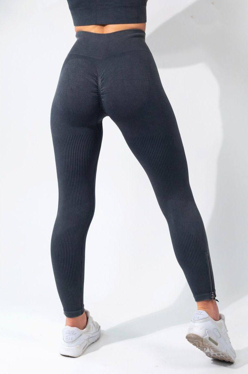 Леггинсы рубчик с пуш-ап эффектом S Черный (BL01S) - фото 4 Леггинсы рубчик с пуш-ап эффектом S Черный (BL01S) - фото 4
