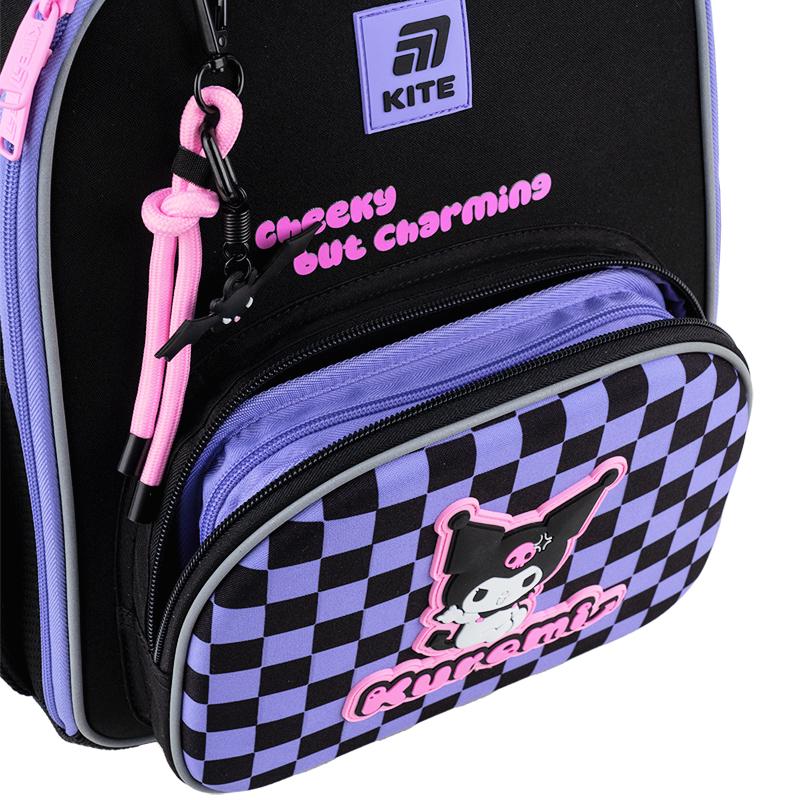 Школьный рюкзак KITE Education HK25-556M Kuromi каркасный с ортопедической спинкой (995391) - фото 5 Школьный рюкзак KITE Education HK25-556M Kuromi каркасный с ортопедической спинкой (995391) - фото 5