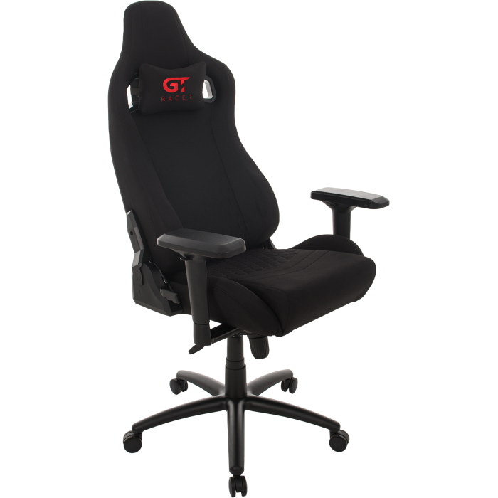 Крісло геймерське GT Racer Shadow X-0712 Black - фото 5