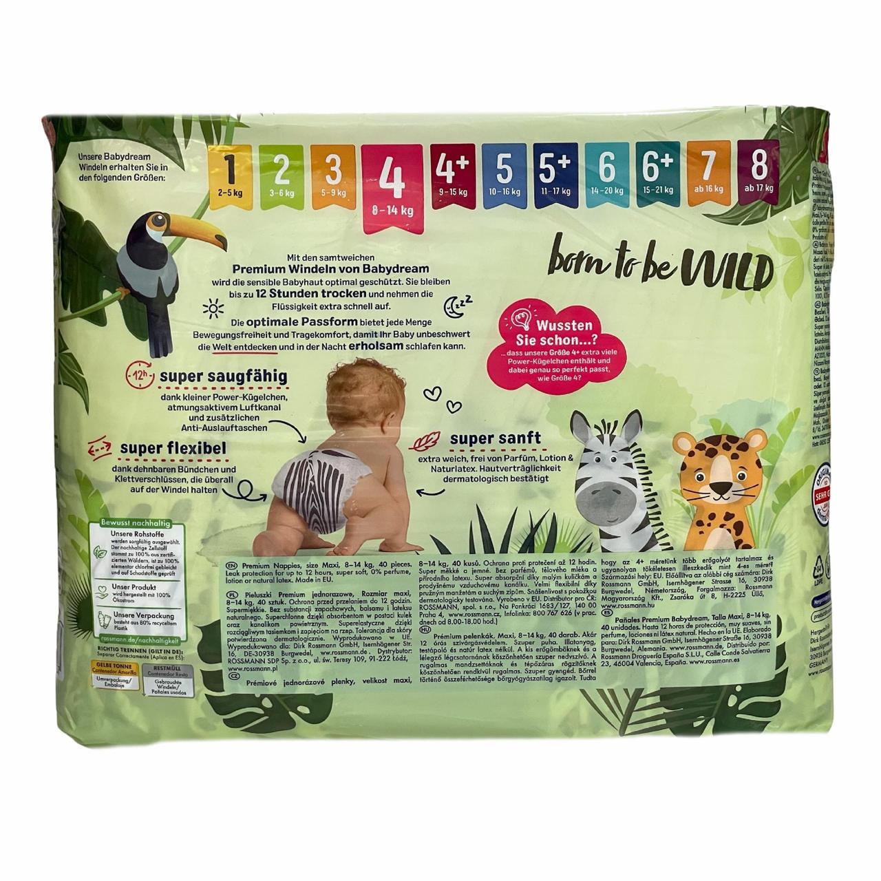 Підгузки Babydream Premium 4 Maxi 8-14 кг 40 шт. (2734368697) - фото 2