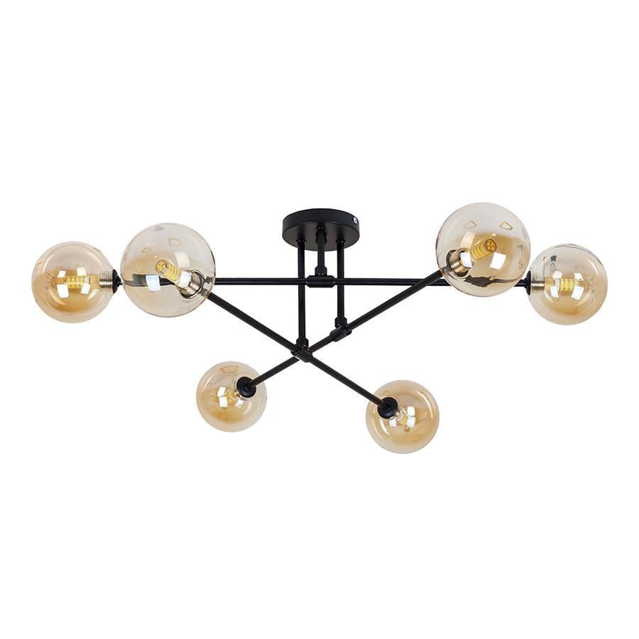 Люстра 752X100F-6 BK+BR (2422752544)