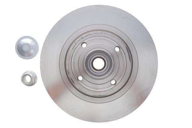 Диск гальмівний задній SNR Renault Scenic II 03- +ABS з підшипником 270х10 мм (KF155.78U SNR)