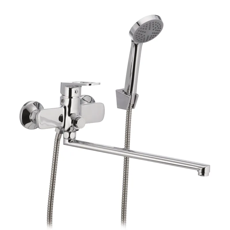 Смеситель для ванны MIXXUS Nevada 006 из силумина Стальной (MX0012)