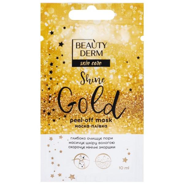 Маска-пленка для лица Beauty Derm Skin Care Shine Golden Peel-off Mask 10 мл