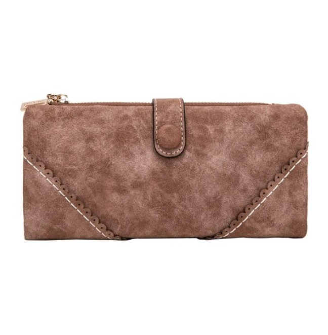 Кошелек женский 19x9,5x2,5 см Коричневый (КШ6)