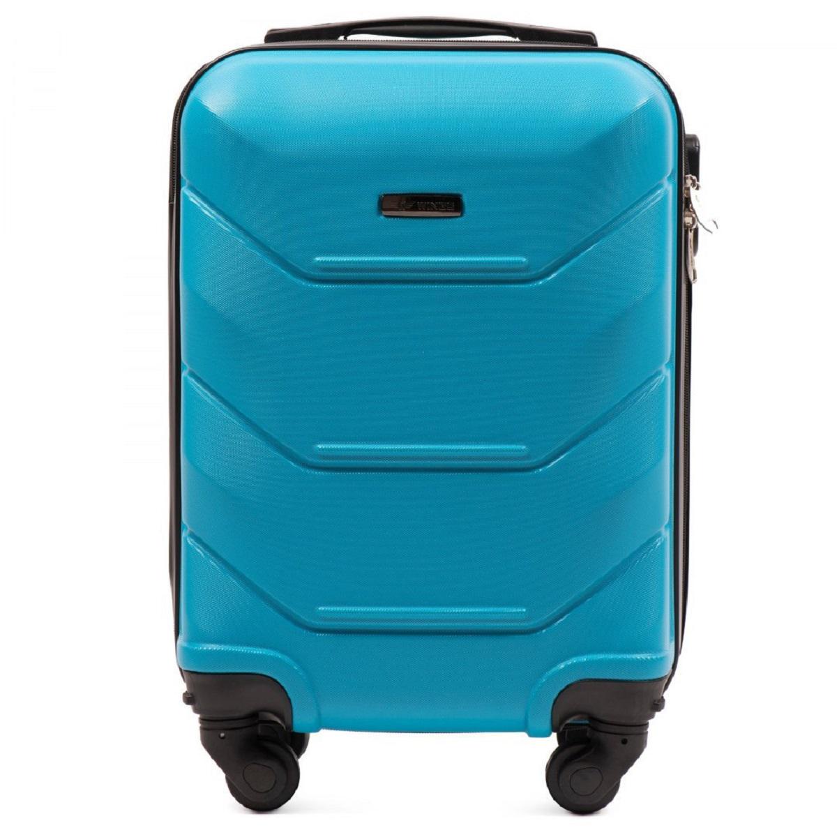 Валіза пластикова Wings 147 мікро Блакитний (Wp00372) - фото 2 Валіза пластикова Wings 147 мікро Блакитний (Wp00372) - фото 2