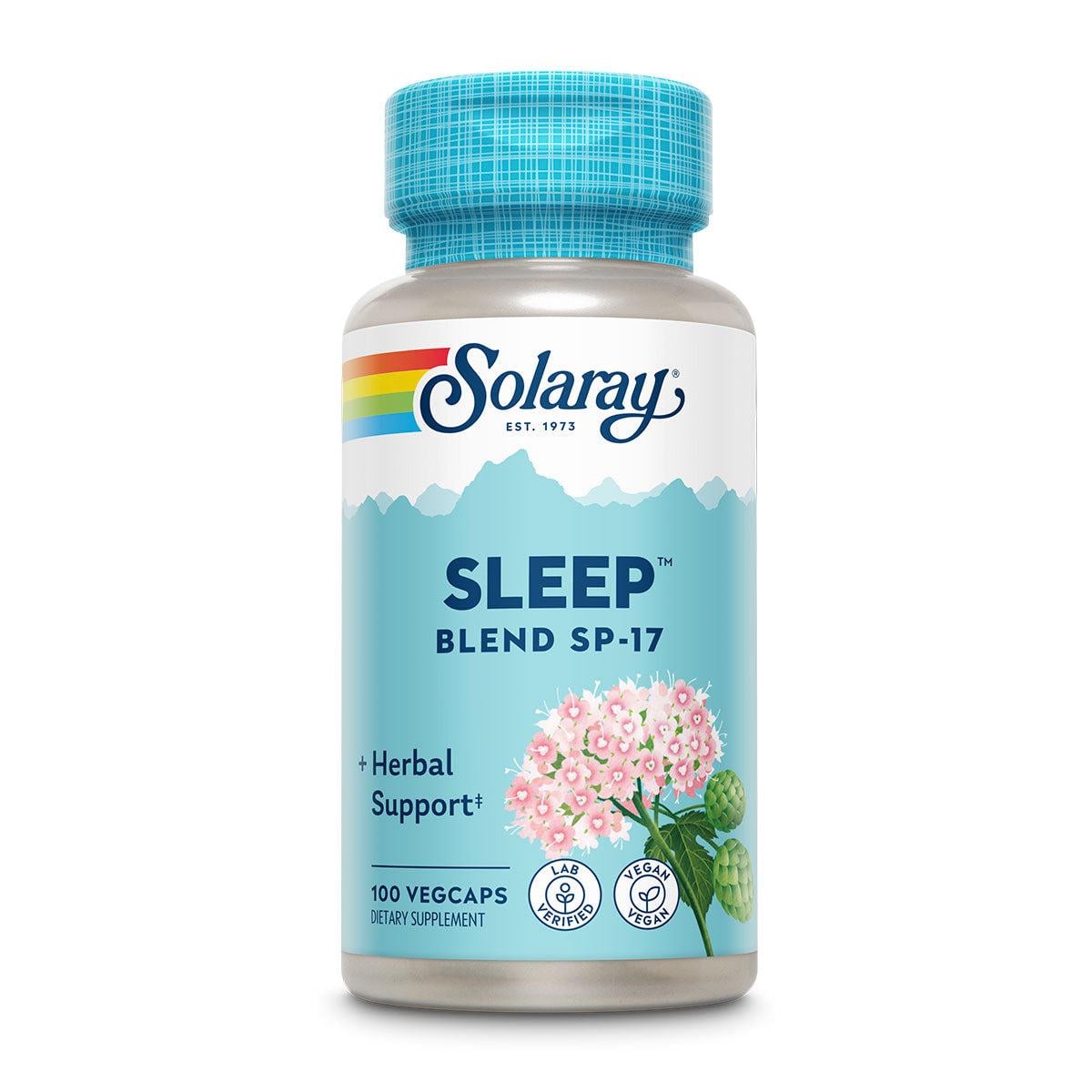Добавка Solaray Sleep Blend SP-17 100 VegCaps (SOR-02170)
