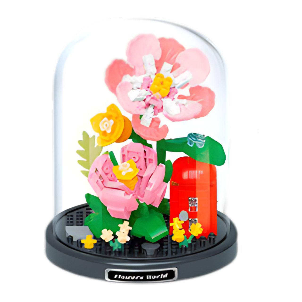 Конструктор 16485-3 Квіти в колбі (27693677)