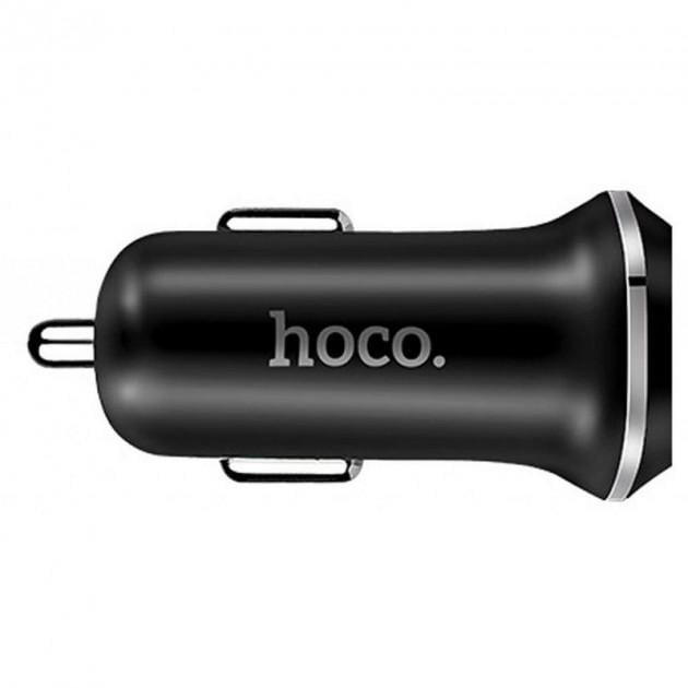 Автомобильное зарядное устройство Hoco Z1 2USB 2.1A Черный (1287315490) - фото 3