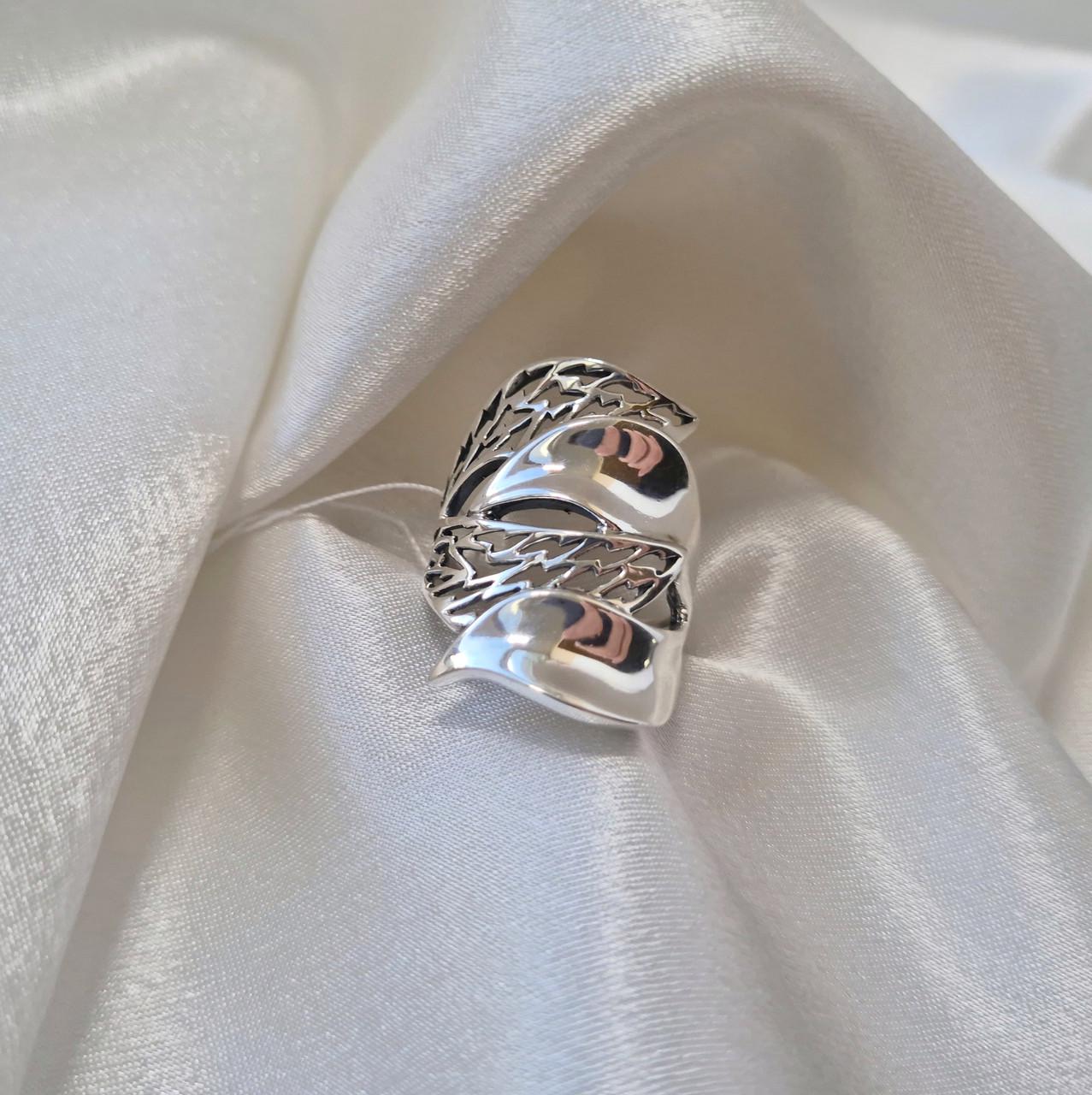 Широке кільце дефіле без каменів чорнене срібло 925 проби 7,45 г р. 19,5 (1444к) - фото 7 Широке кільце дефіле без каменів чорнене срібло 925 проби 7,45 г р. 19,5 (1444к) - фото 7