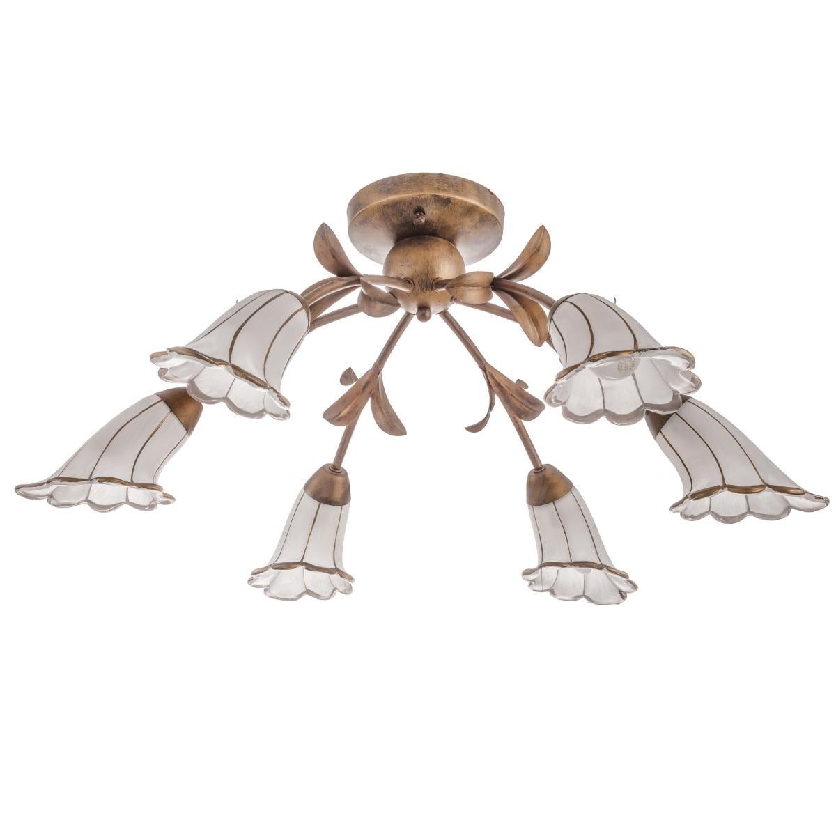 Люстра на 6 плафонов Brille LK-199S/6 E14 флористика