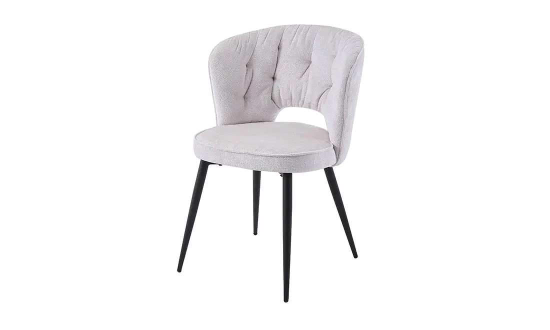 Стілець Альдо метал сидіння тканина 590x590x820 мм Бежевий