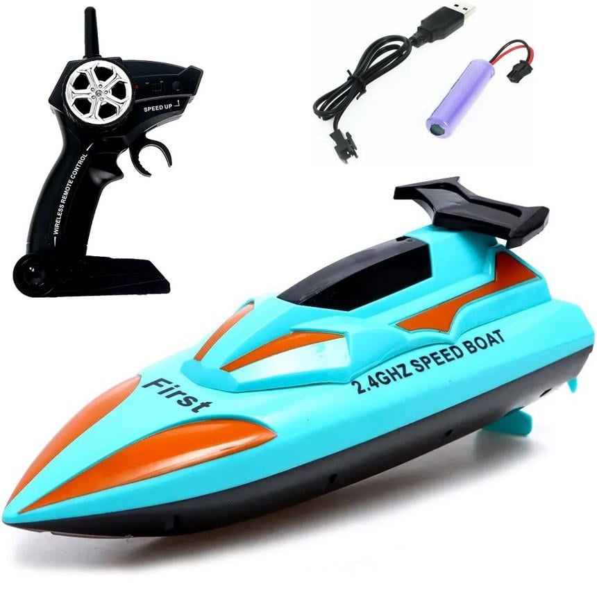 Радиоуправляемая игрушка Speed Boat Катер от аккумулятора 26х9х10 см (32809585)