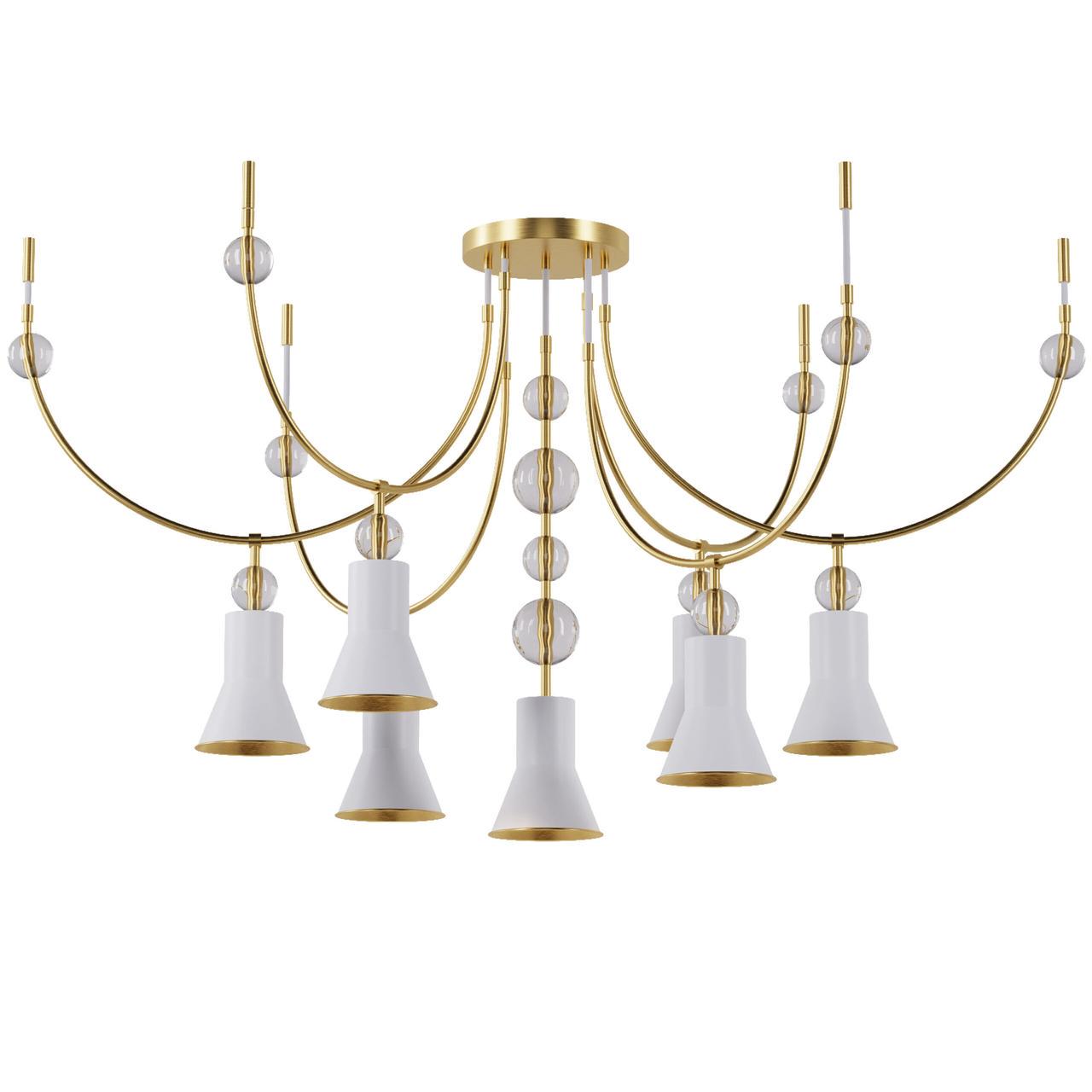 Люстра Pikart Lights ARCH 7U 12894 Золотой/Белый (1692307665)