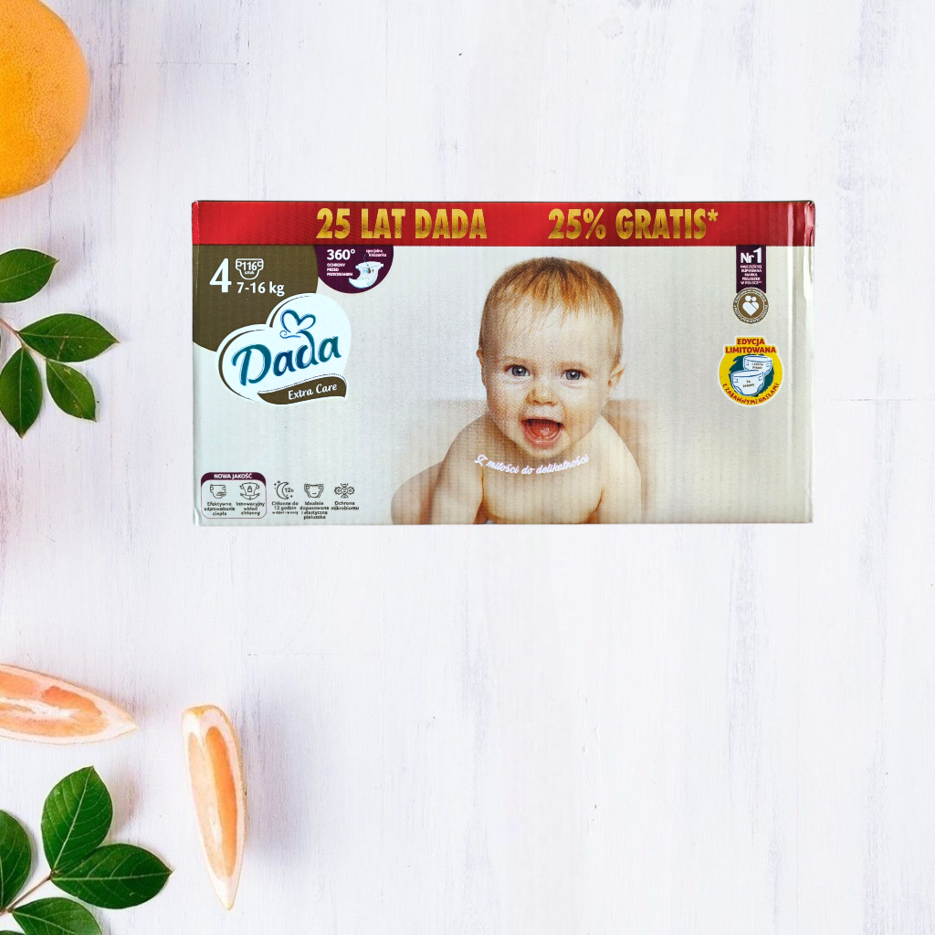 Підгузки Dada Extra Care Mega Paka 4 7-16 кг 116 шт.