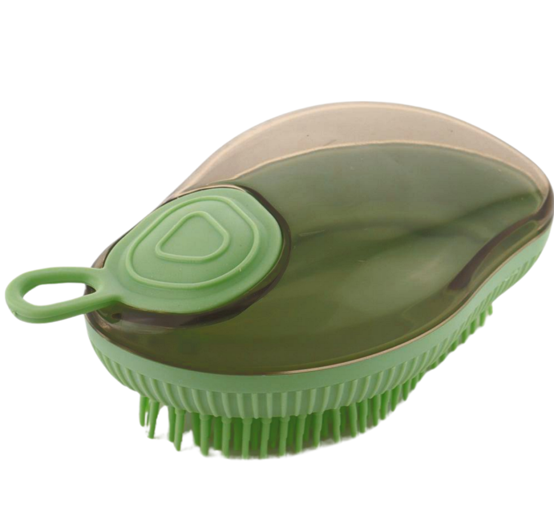 Щетка для мытья домашних животных с отверстием для шампуня (301244)