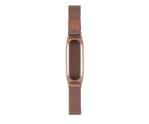 Ремешок Milanese Loop для Xiaomi Mi Band 3/4/5/6 Pink Ремешок Milanese Loop для Xiaomi Mi Band 3/4/5/6 Pink