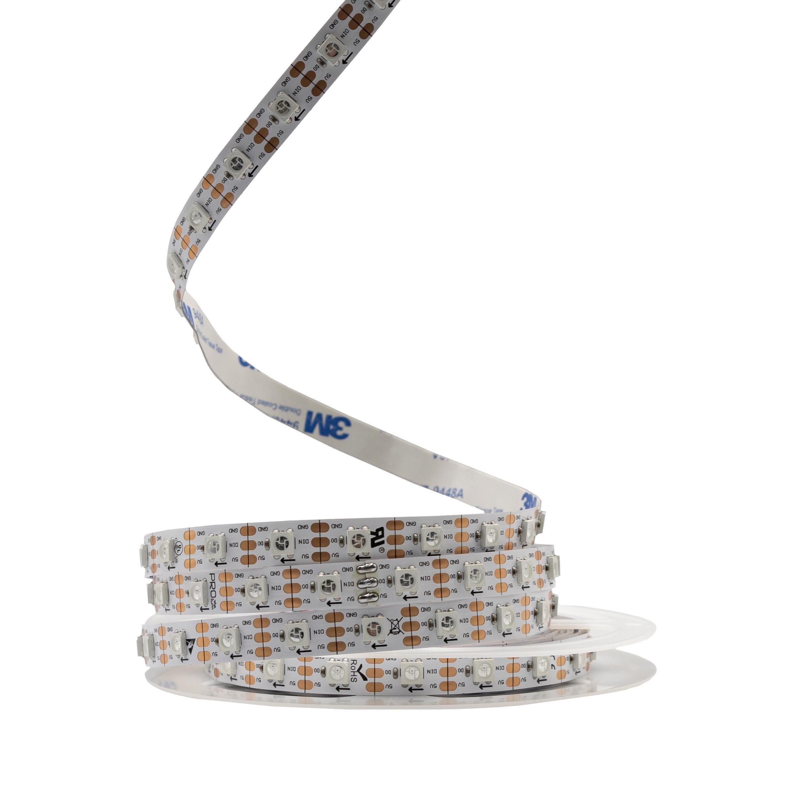 Светодиодная лента Prolum 5050/60 IP20 Series-SMART RGB 5V Разноцветный (28522755)