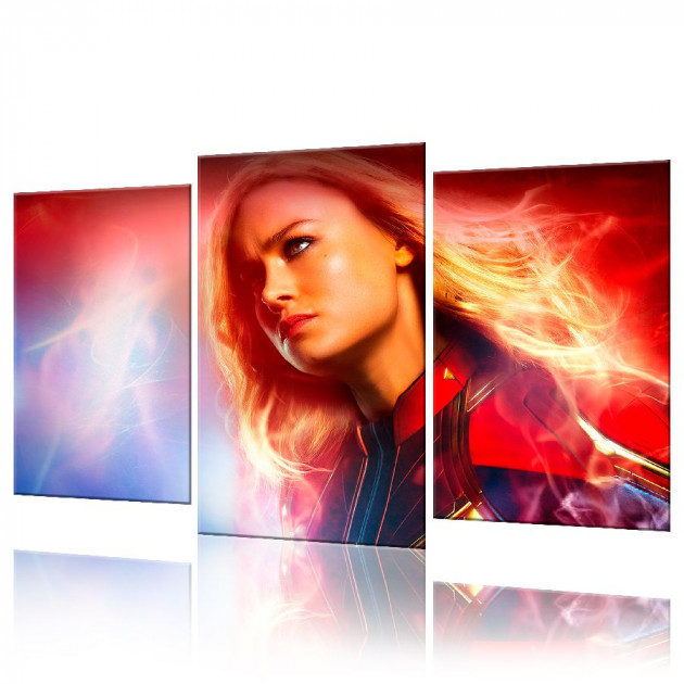 Картина модульна ArtStar Супер жінка ADFM0014 120х180 см 3 частини