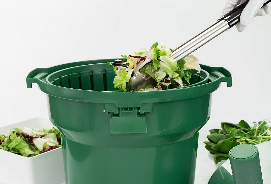 Сушилка для зелени и салата One Chef механическая из полипропилена 9,5 л Зеленый (51859) - фото 4 Сушилка для зелени и салата One Chef механическая из полипропилена 9,5 л Зеленый (51859) - фото 4