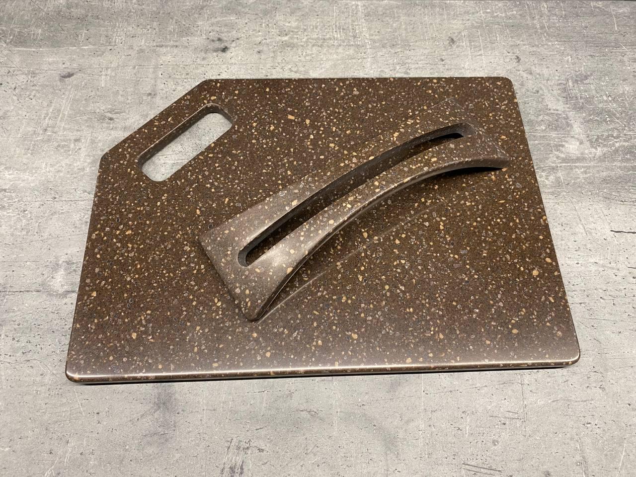 Дошка кухонна Terrain на підставці зі штучного акрилового каменю 360x260 мм (23872566) - фото 3 Дошка кухонна Terrain на підставці зі штучного акрилового каменю 360x260 мм (23872566) - фото 3