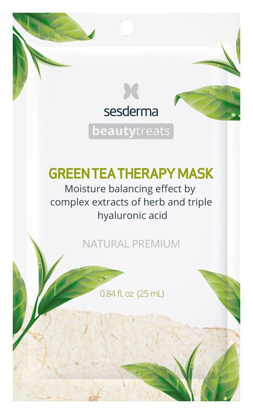 Маска увлажняющая SesDerma Laboratories Beauty Treats Green Tea Therapy 25 мл