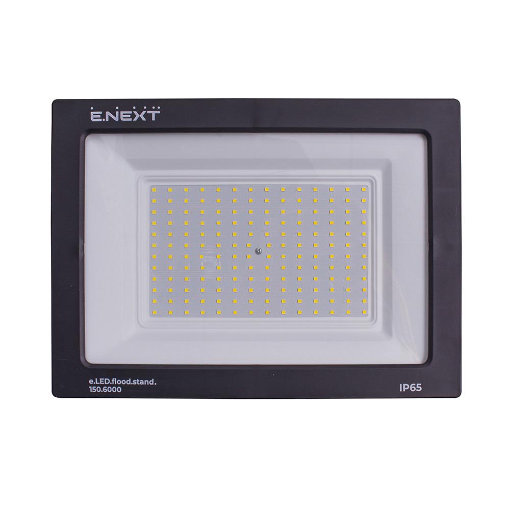 Прожектор LED E.NEXT e.LED.flood.stand.150.6000 150W 220V 12000lm 6000K IP65 320x35x225 мм (l0790006) - фото 2 Прожектор LED E.NEXT e.LED.flood.stand.150.6000 150W 220V 12000lm 6000K IP65 320x35x225 мм (l0790006) - фото 2
