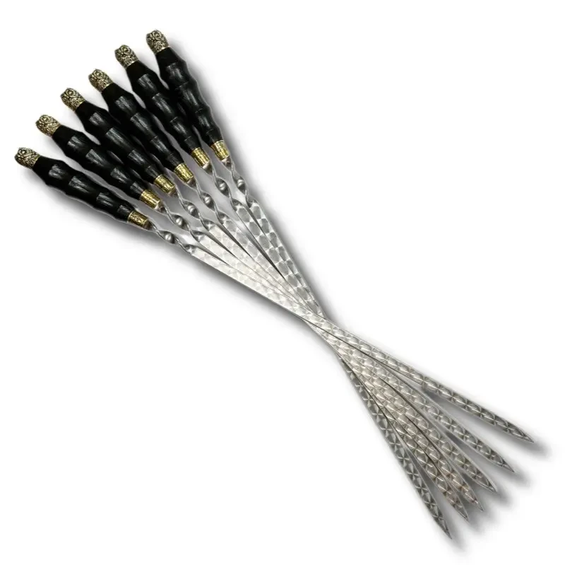 Шампура с деревянной ручкой Gorillas BBQ SKK55 Сова 6 шт. (2625062483)