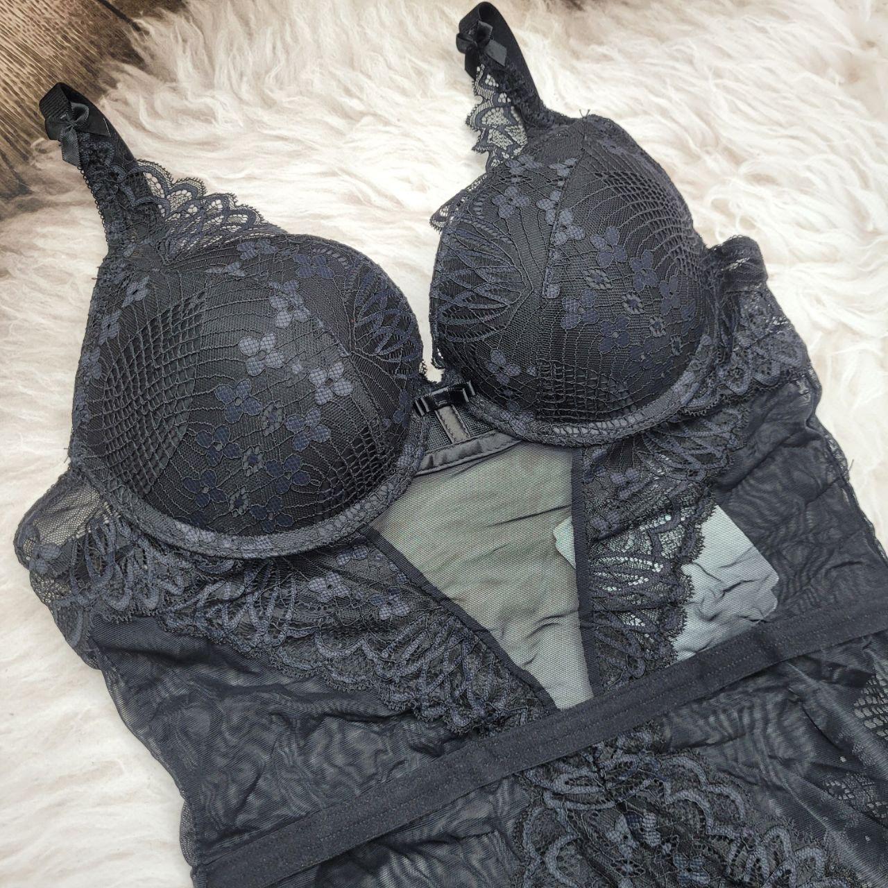 Боді мереживний в сіточку Velencosa 85B Black - фото 5 Боді мереживний в сіточку Velencosa 85B Black - фото 5