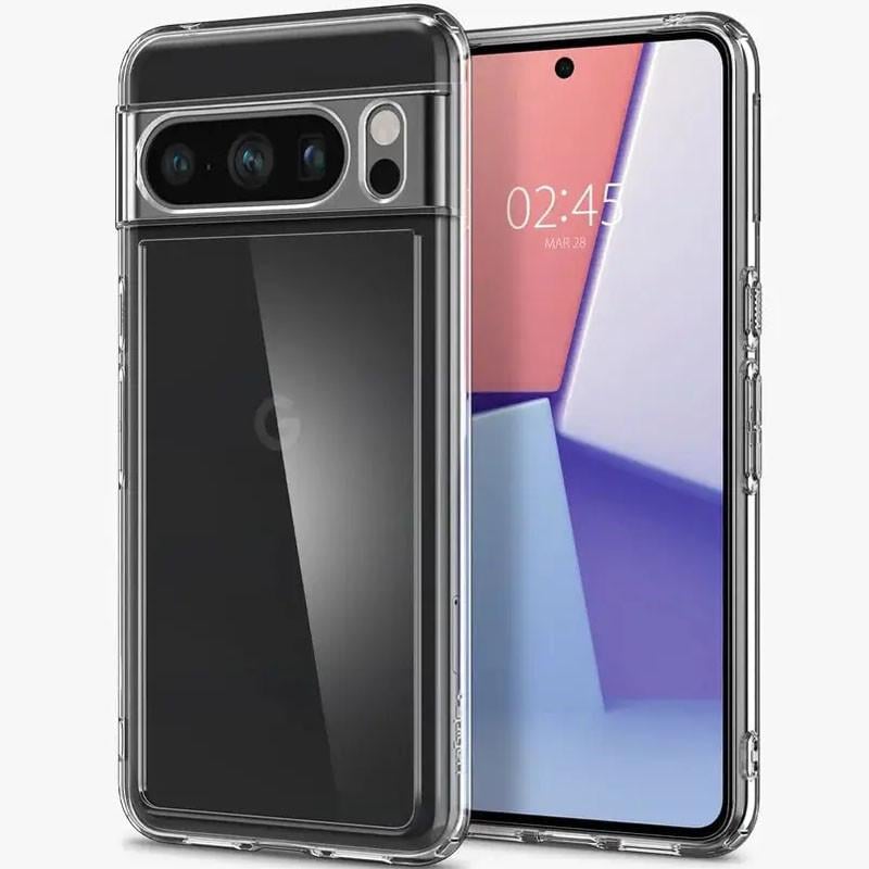 Противоударный чехол SGP Ultra Hybrid для Google Pixel 8 Pro Прозрачный