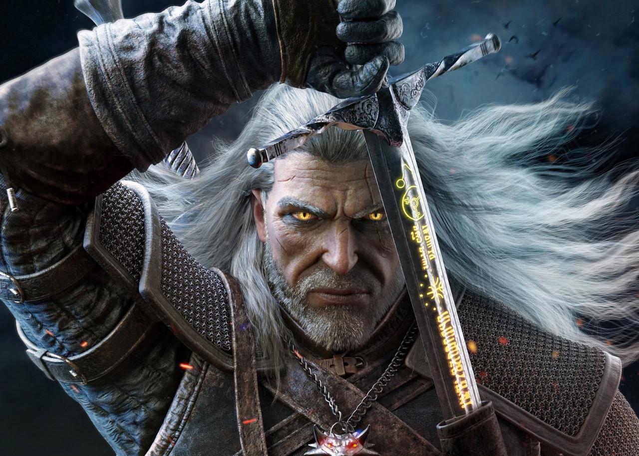 Картина постер Gee! The Witcher Ведьмак Геральт из Ривии 60х40 см TW.09.039
