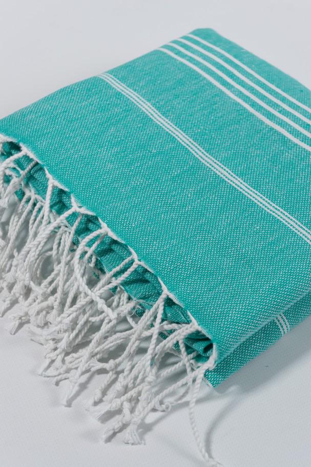 Полотенце Peshtemal Beach Pool Spa 100х180 см Изумрудный (17712652) - фото 8