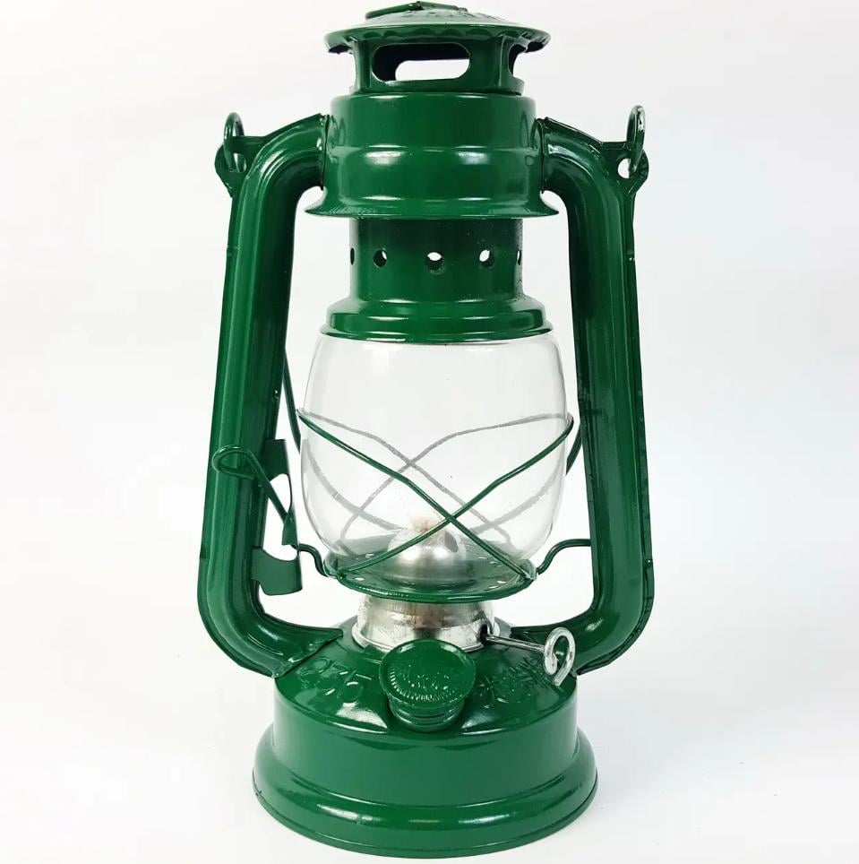 Гасова лампа Кажан Зелений (G-1557)