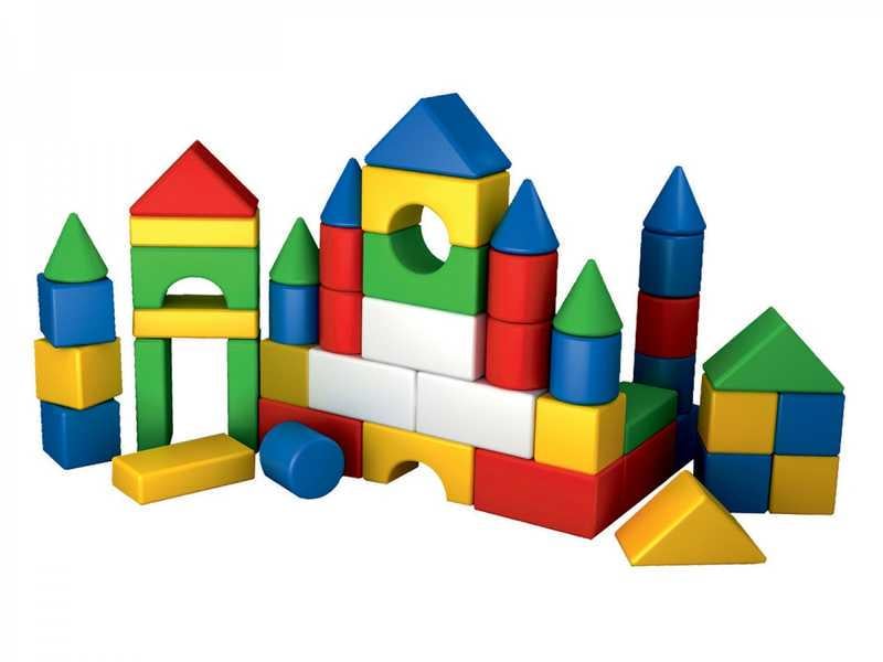 Конструктор ТехноК Радуга из пластика из 42-х деталей Разноцветный (150-98-TH2612)