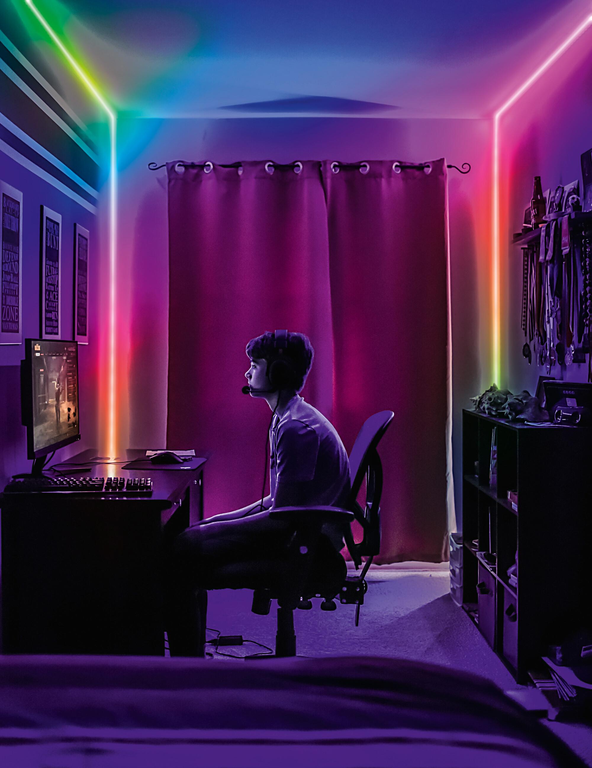 Стрічка світлодіодна Ledvance Neon Flex RGB USB 4 Вт з пультом 2 м (28327875) - фото 6