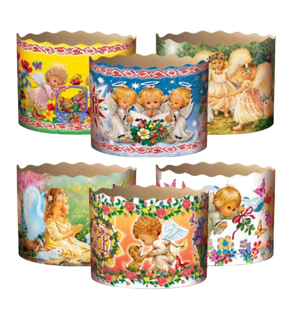 Набір форм для випікання паски 00053376 110х85 мм 10 шт.