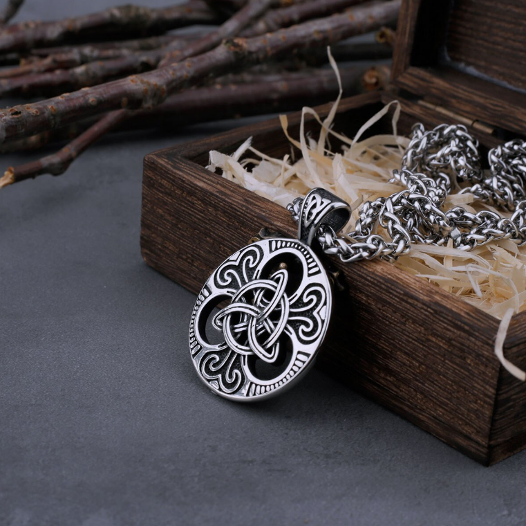 Кулон с цепочкой Vikings Celtic Knot Silver (1842885766)