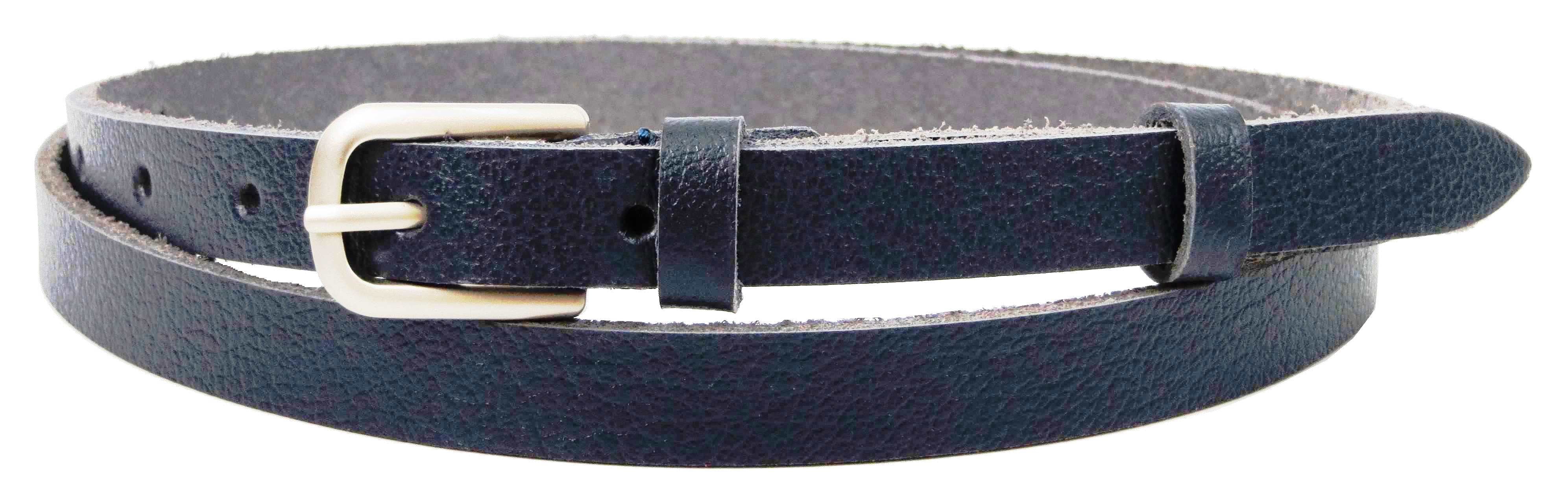 Ремень женский Skipper кожаный Синий (1326-15)