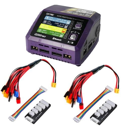 Зарядний пристрій для акумуляторів SkyRC Q200neo 400 Вт 10А 1-6S 4 канали (877417)