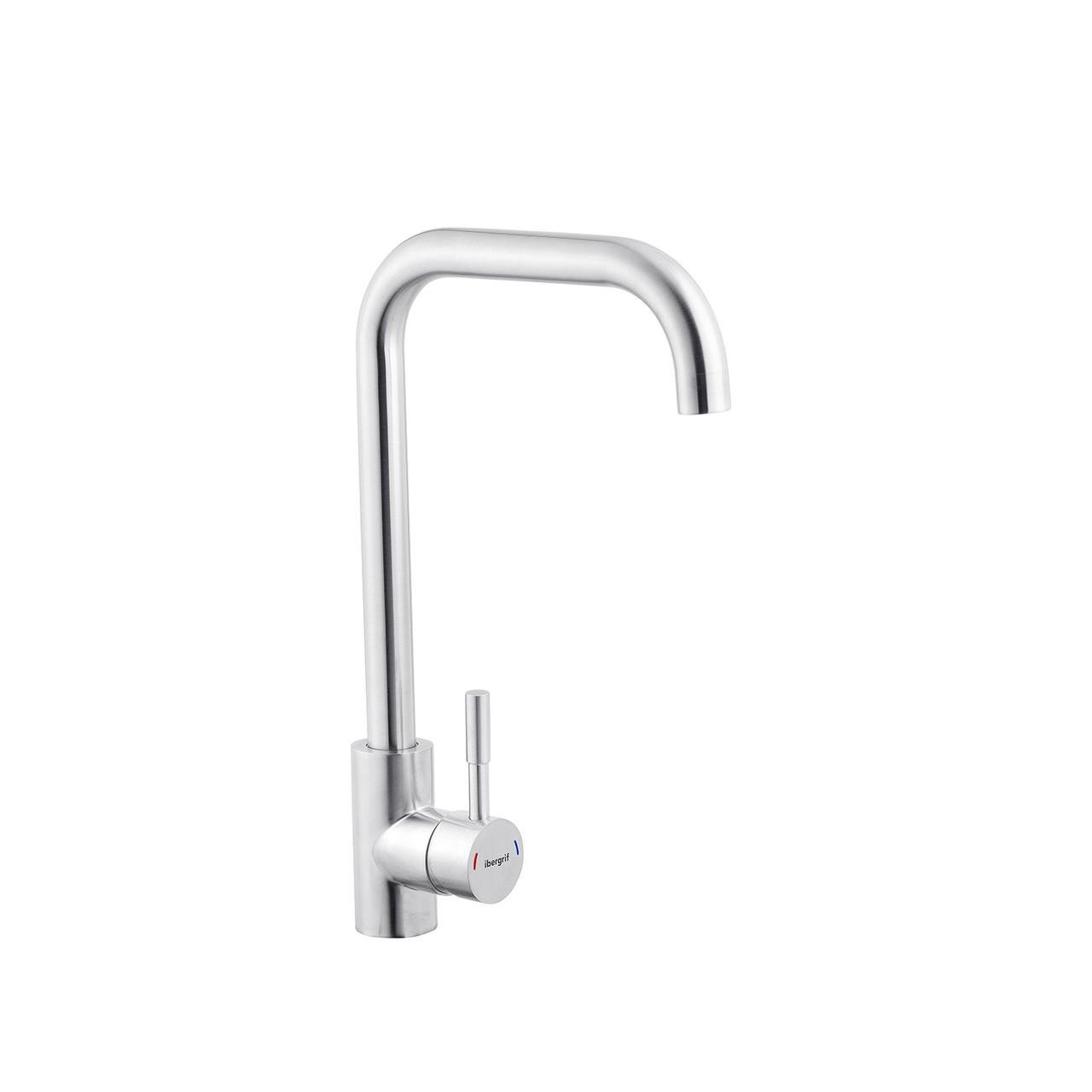 Змішувач для кухні IBERGRIF M22111 Сатин (CV028492)
