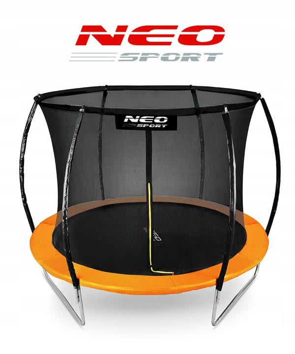 Батут с сеткой Neo-Sport NS-08C201 d 8 244-252 см Черный - фото 2