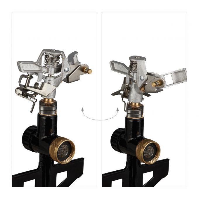 Разбрызгиватель для газонов Relaxdays 360° до 530 м2 радиус регулируемый дальность полива 13 м - фото 6 Разбрызгиватель для газонов Relaxdays 360° до 530 м2 радиус регулируемый дальность полива 13 м - фото 6