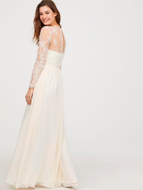 Сукня H&M р. 38 Білий (0784855П) - фото 4 Сукня H&M р. 38 Білий (0784855П) - фото 4