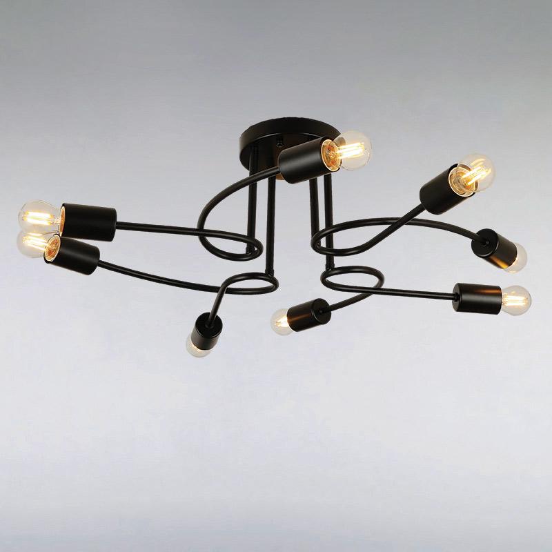 Люстра-молекула потолочная Light House LS-13910/8 Черный (16340) Люстра-молекула потолочная Light House LS-13910/8 Черный (16340)