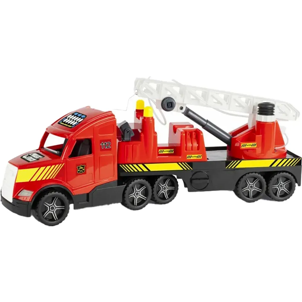 Игрушечный пожарный грузовик Magic Truck Technic из пластика 79 см Красный (150-98-36221)