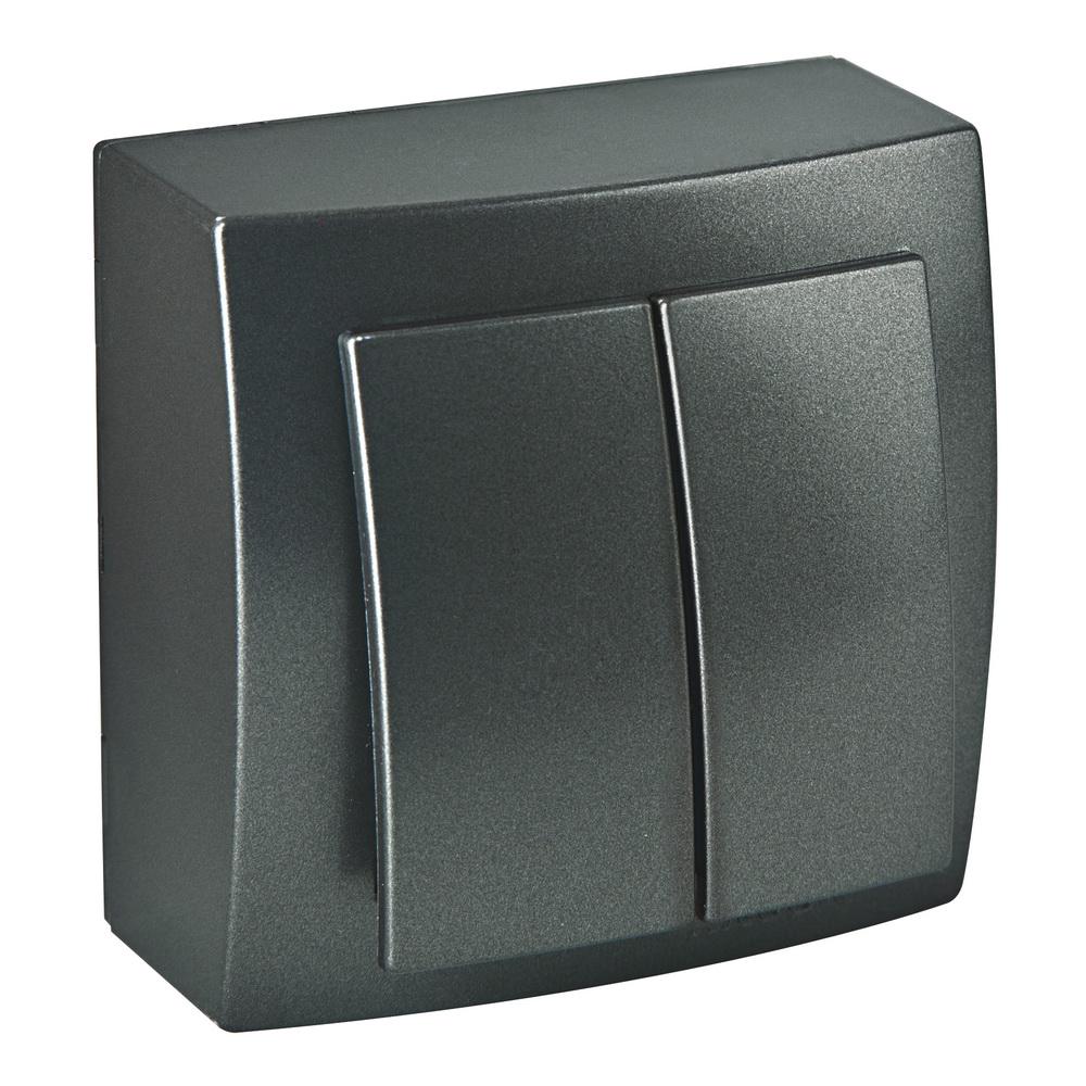 Вимикач Nilson Themis Антрацит (26161003)