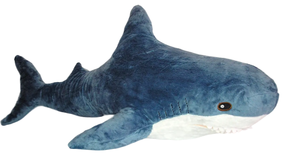 Игрушка мягкая Акула Shark doll плюшевая 100 см