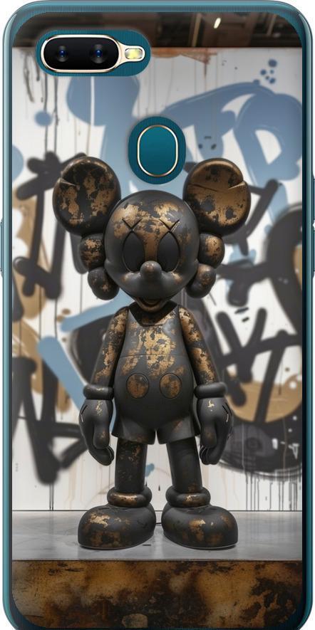 Чехол на Oppo A12 Bronze kaws v2 (6098t-2557-42517)